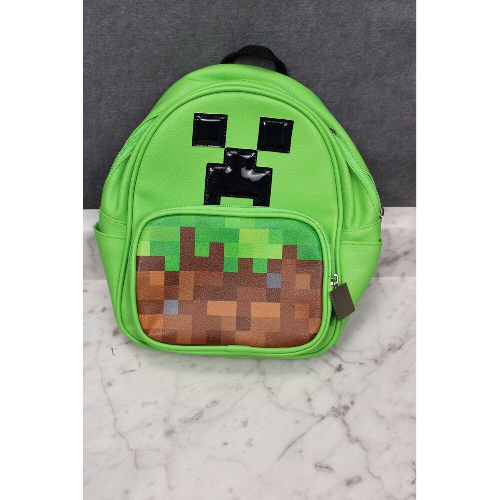 Minecraft Creeper Mini Dome Backpack, Green